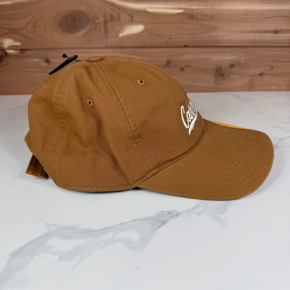Carhartt Canvas Script‎ Graphic Cap Brown Women's One Size AH5247W Adjustable